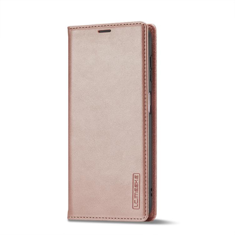 For Samsung Galaxy A56 5G LC.IMEEKE Strong Magnetism Microfiber Leather Phone Case