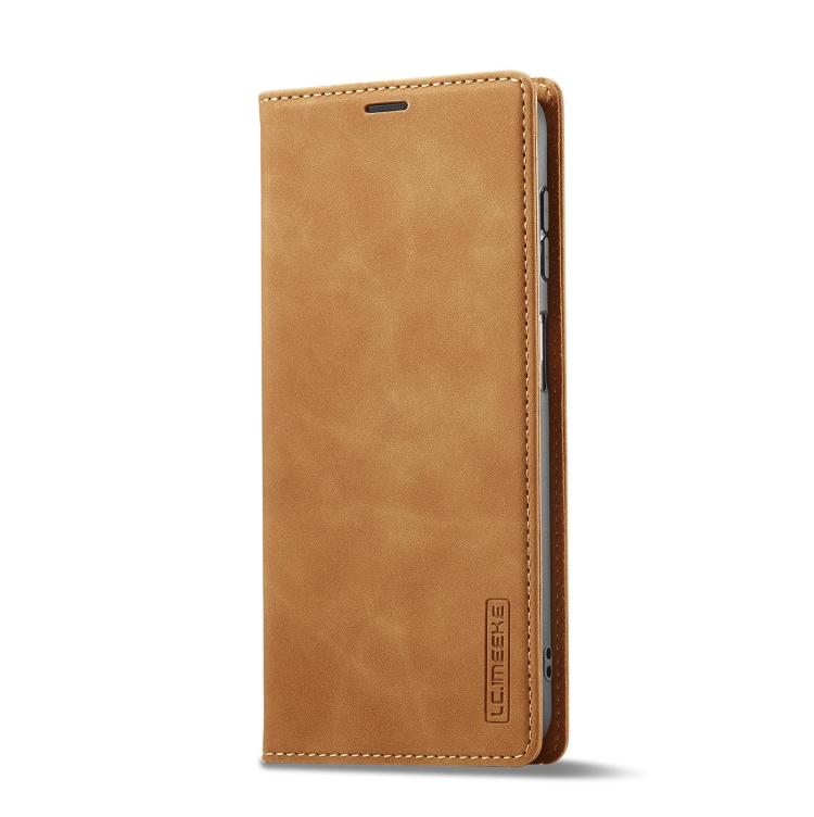 For Samsung Galaxy A37 5G LC.IMEEKE Strong Magnetism Microfiber Leather Phone Case