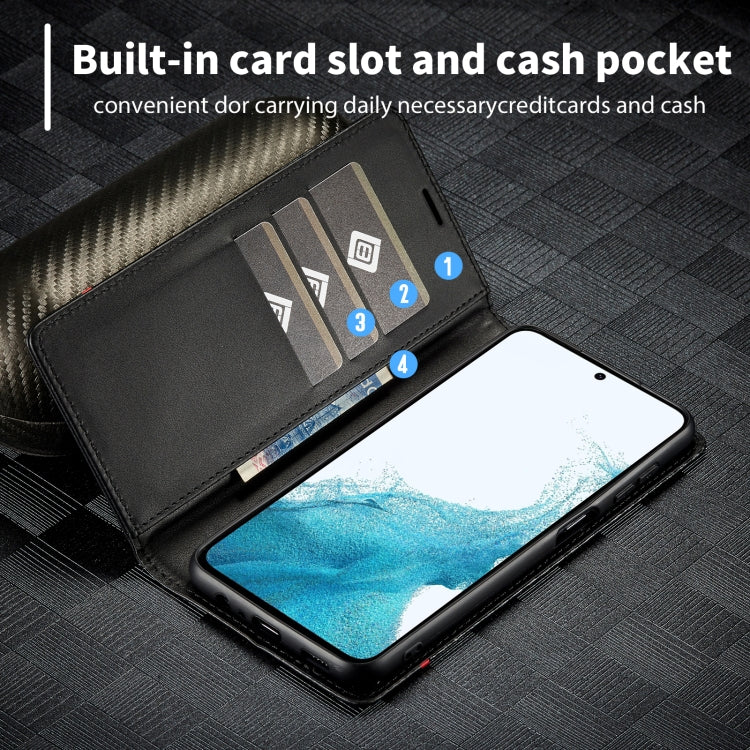 For Samsung Galaxy A16 5G LC.IMEEKE Carbon Fiber Leather Phone Case