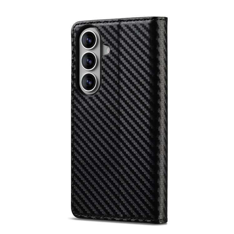 For Samsung Galaxy A37 5G LC.IMEEKE Carbon Fiber Leather Phone Case