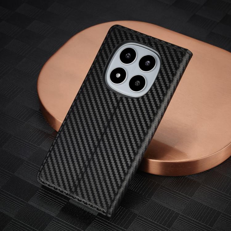 For Redmi Note 14 Pro 4G LC.IMEEKE Carbon Fiber Leather Phone Case