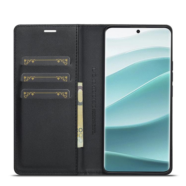 For Redmi Note 14 Pro 4G LC.IMEEKE Carbon Fiber Leather Phone Case