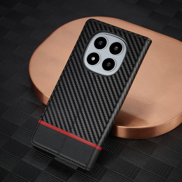 For Redmi Note 14 Pro 4G LC.IMEEKE Carbon Fiber Leather Phone Case