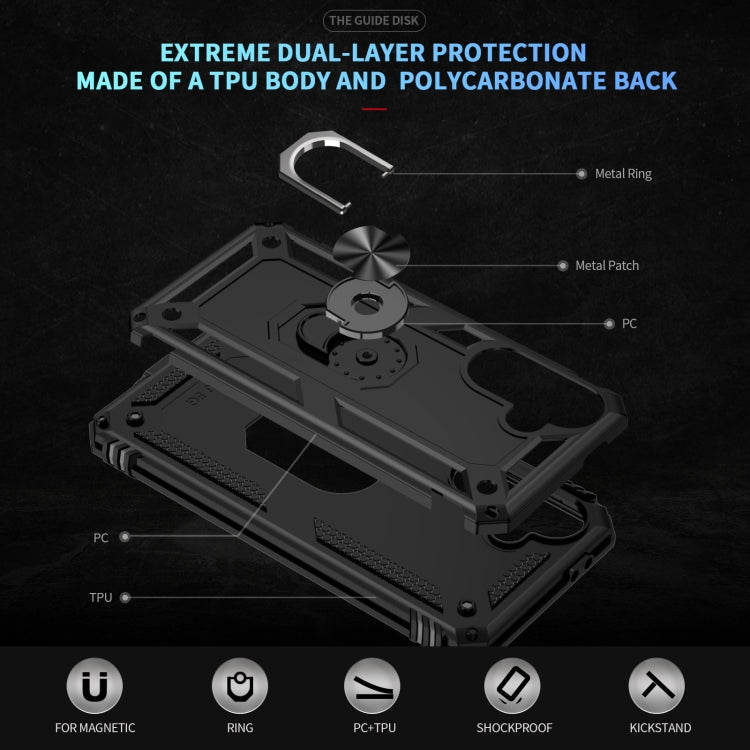 For Samsung Galaxy A36 5G Shockproof TPU + PC Phone Case with Holder