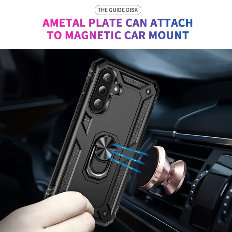 For Samsung Galaxy A36 5G Shockproof TPU + PC Phone Case with Holder