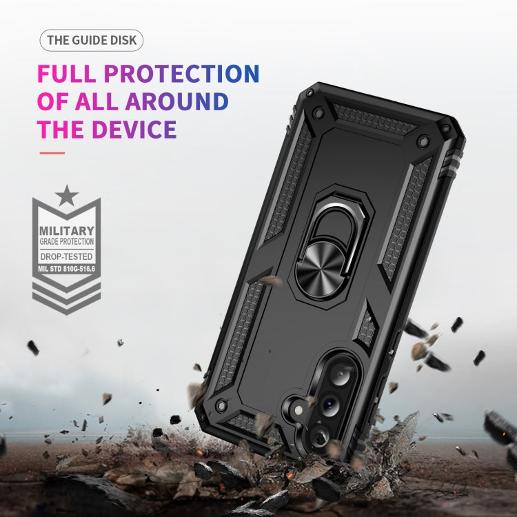 For Samsung Galaxy A36 5G Shockproof TPU + PC Phone Case with Holder