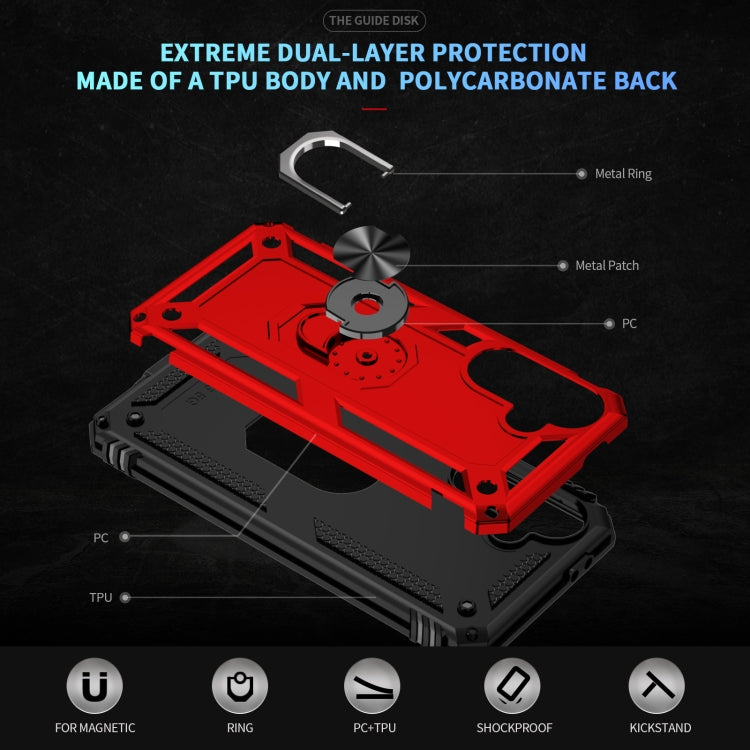 For Samsung Galaxy A36 5G Shockproof TPU + PC Phone Case with Holder