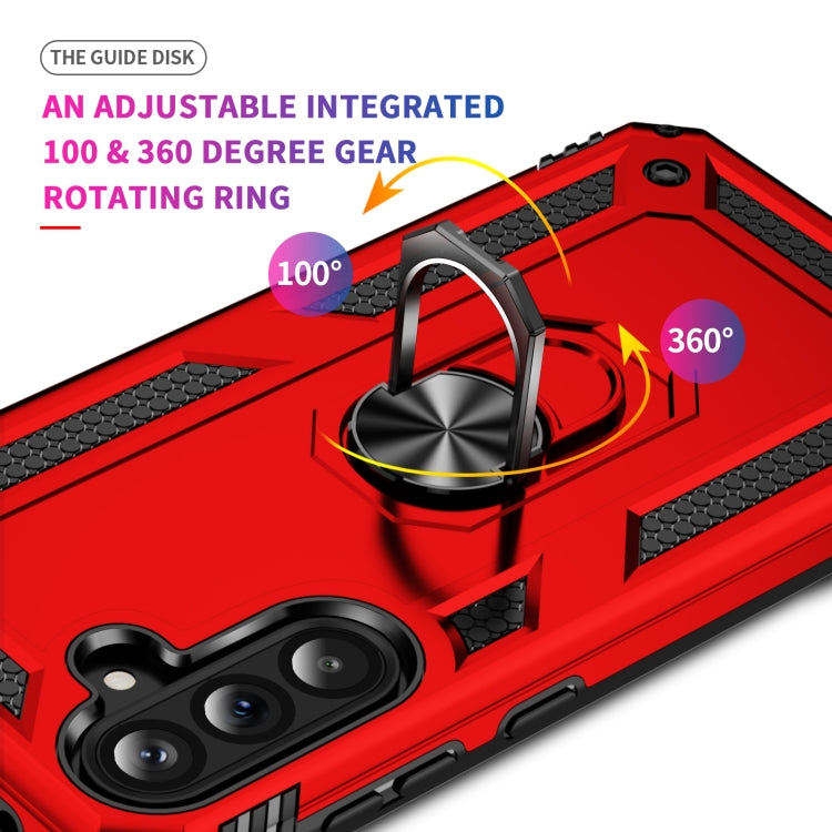 For Samsung Galaxy A36 5G Shockproof TPU + PC Phone Case with Holder