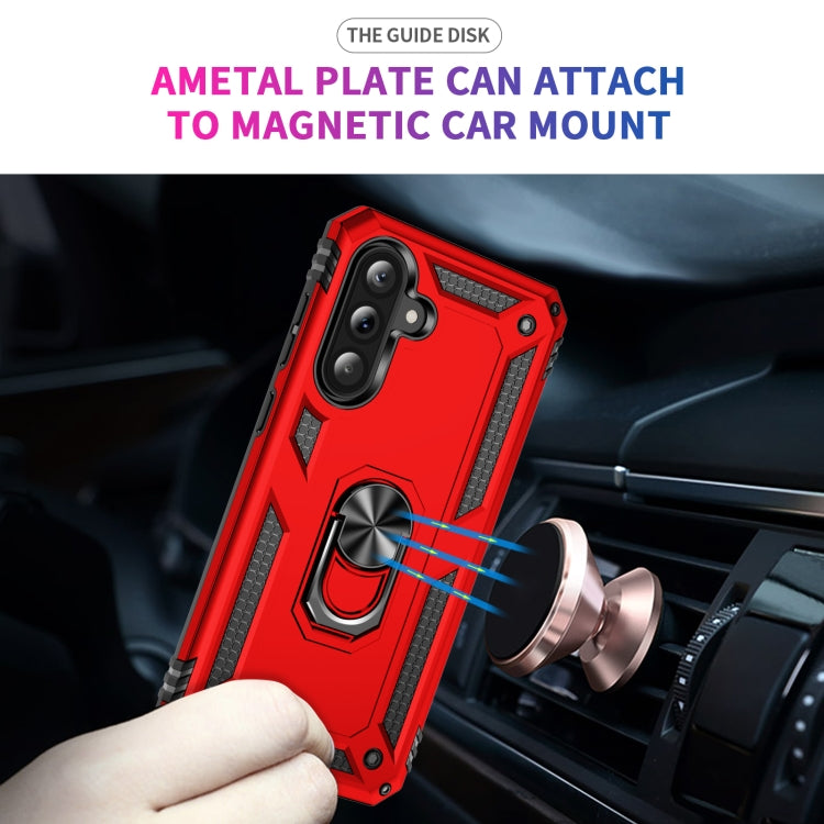 For Samsung Galaxy A36 5G Shockproof TPU + PC Phone Case with Holder