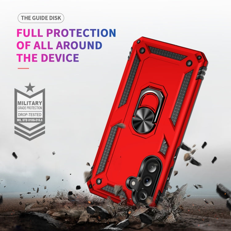 For Samsung Galaxy A36 5G Shockproof TPU + PC Phone Case with Holder