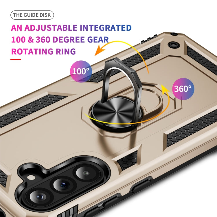 For Samsung Galaxy A36 5G Shockproof TPU + PC Phone Case with Holder