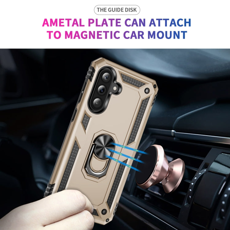 For Samsung Galaxy A36 5G Shockproof TPU + PC Phone Case with Holder