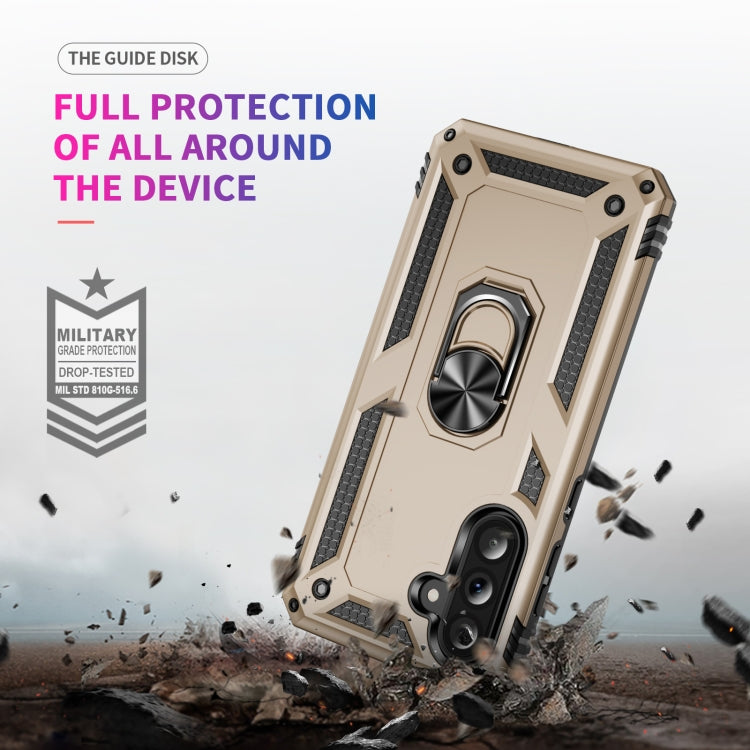 For Samsung Galaxy A36 5G Shockproof TPU + PC Phone Case with Holder