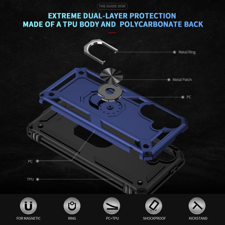 For Samsung Galaxy A36 5G Shockproof TPU + PC Phone Case with Holder