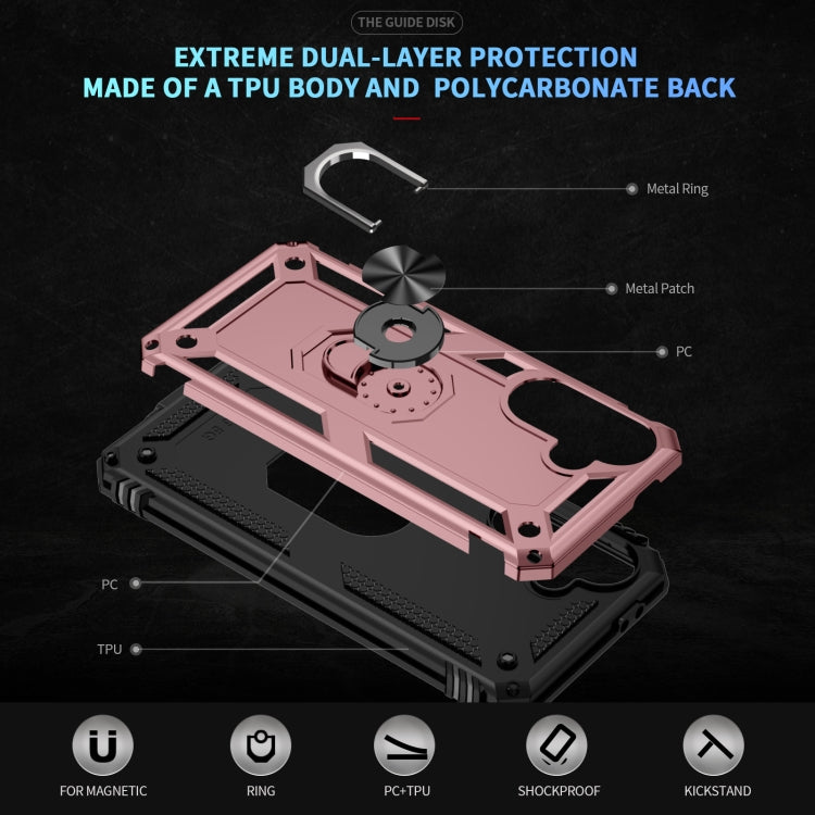 For Samsung Galaxy A36 5G Shockproof TPU + PC Phone Case with Holder