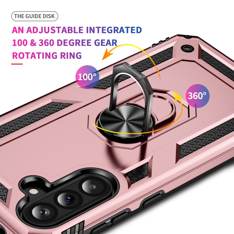 For Samsung Galaxy A36 5G Shockproof TPU + PC Phone Case with Holder