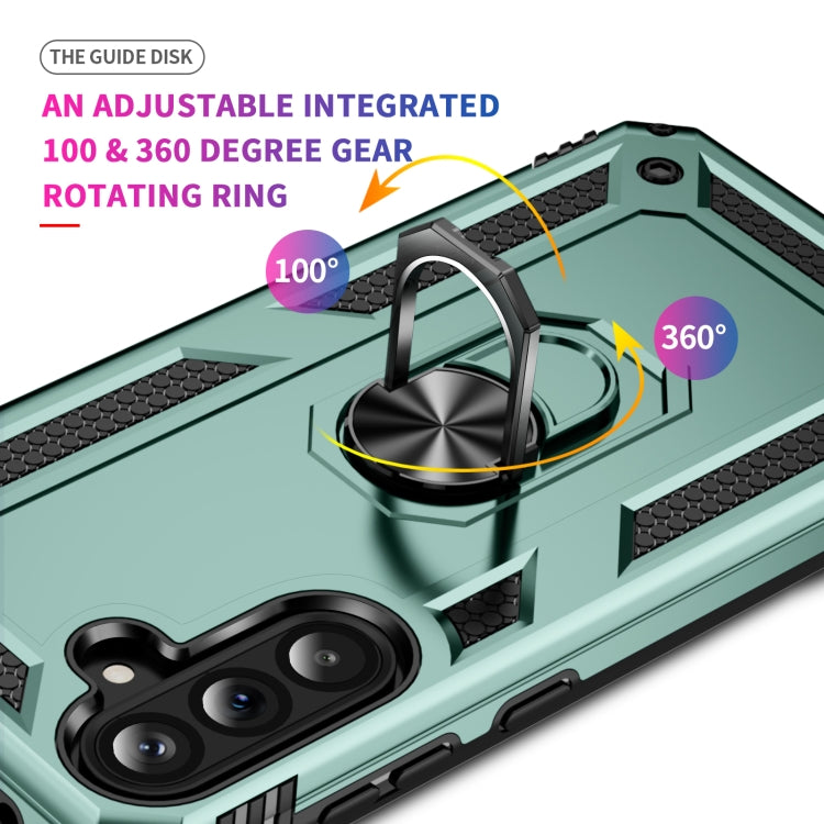 For Samsung Galaxy A36 5G Shockproof TPU + PC Phone Case with Holder