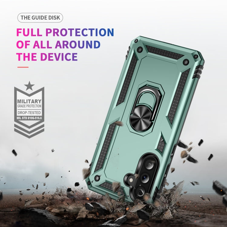 For Samsung Galaxy A36 5G Shockproof TPU + PC Phone Case with Holder
