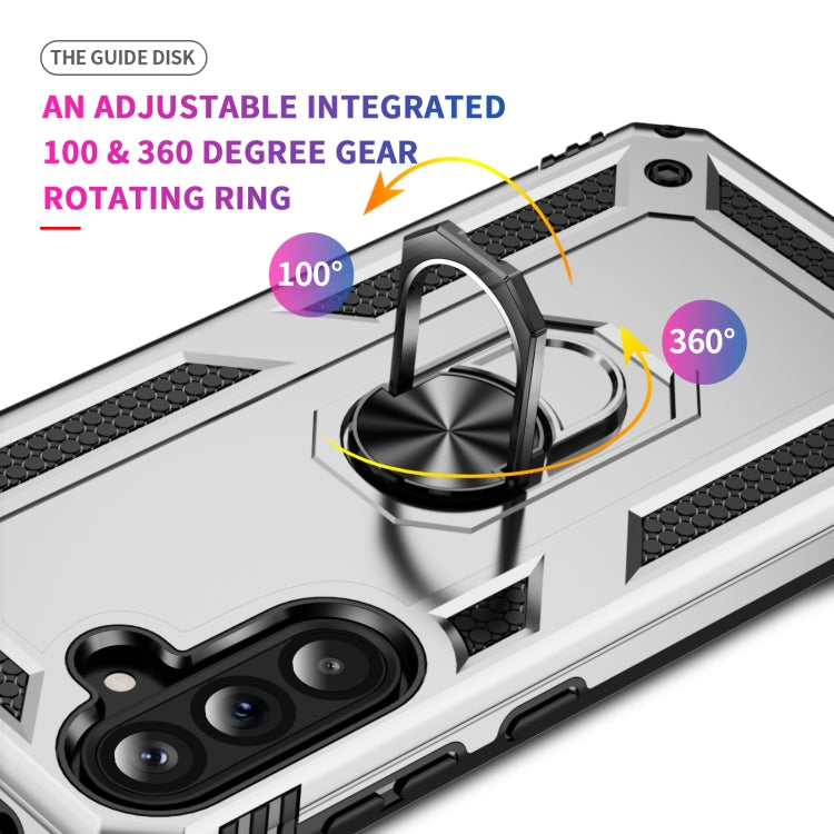 For Samsung Galaxy A36 5G Shockproof TPU + PC Phone Case with Holder