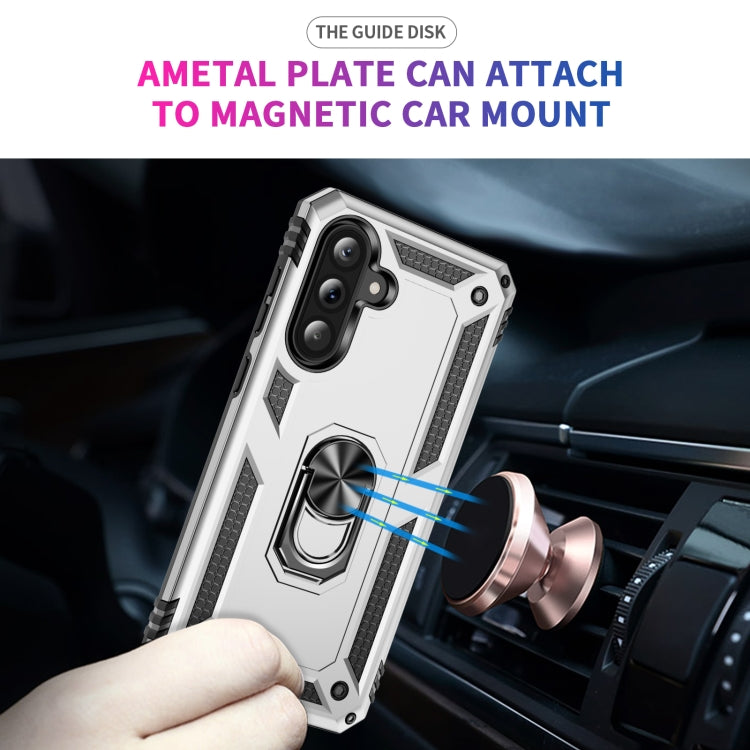 For Samsung Galaxy A36 5G Shockproof TPU + PC Phone Case with Holder
