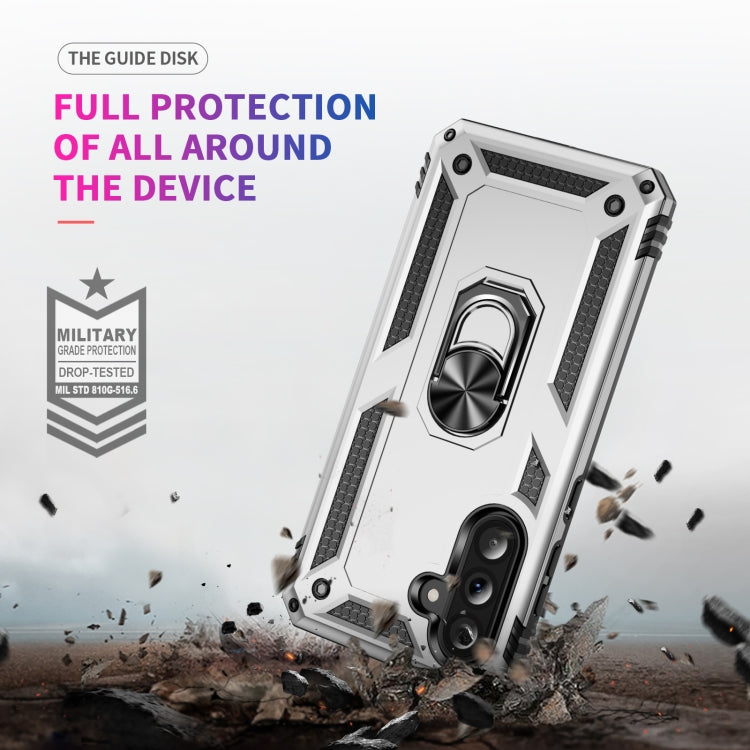 For Samsung Galaxy A36 5G Shockproof TPU + PC Phone Case with Holder