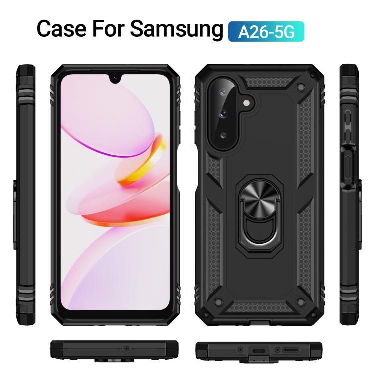 For Samsung Galaxy A26 5G / A17 5G Shockproof TPU + PC Phone Case with Holder