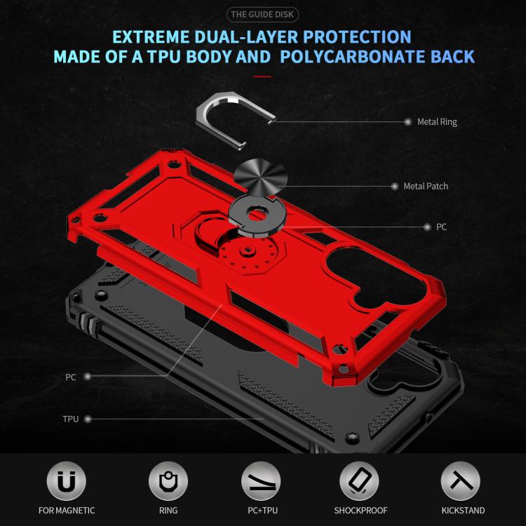For Samsung Galaxy A26 5G / A17 5G Shockproof TPU + PC Phone Case with Holder