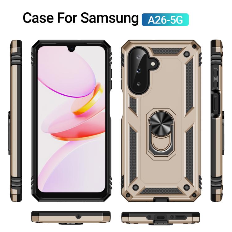For Samsung Galaxy A26 5G / A17 5G Shockproof TPU + PC Phone Case with Holder