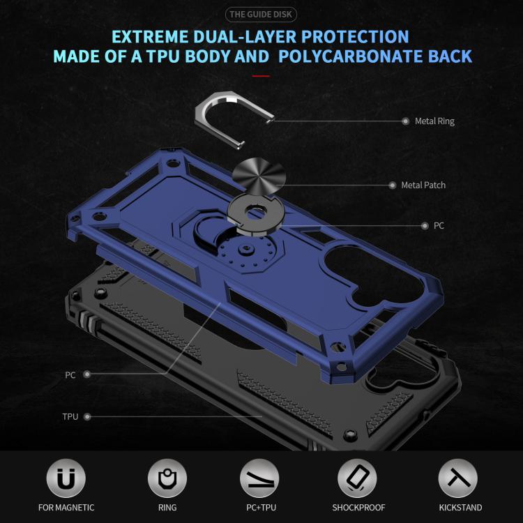For Samsung Galaxy A26 5G / A17 5G Shockproof TPU + PC Phone Case with Holder