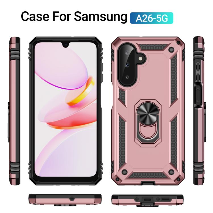 For Samsung Galaxy A26 5G / A17 5G Shockproof TPU + PC Phone Case with Holder