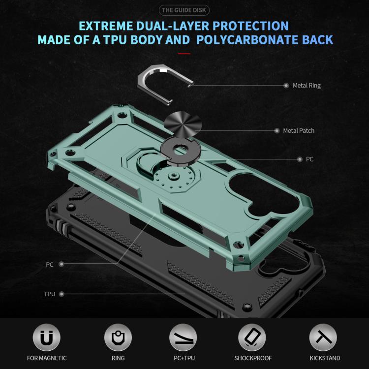 For Samsung Galaxy A26 5G / A17 5G Shockproof TPU + PC Phone Case with Holder