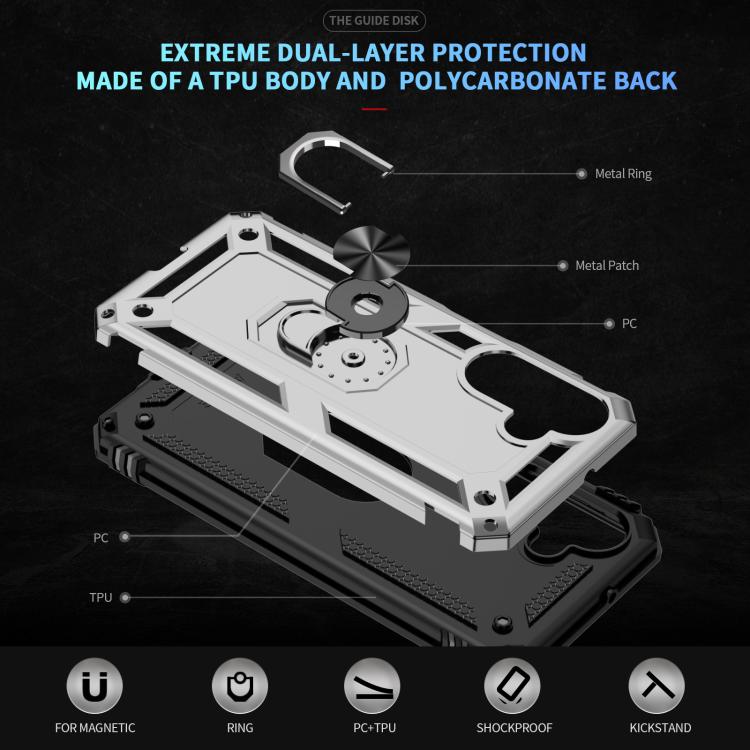 For Samsung Galaxy A26 5G / A17 5G Shockproof TPU + PC Phone Case with Holder
