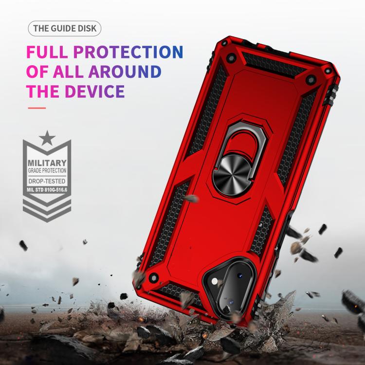 For Samsung Galaxy A07 4G Shockproof TPU + PC Phone Case with Holder
