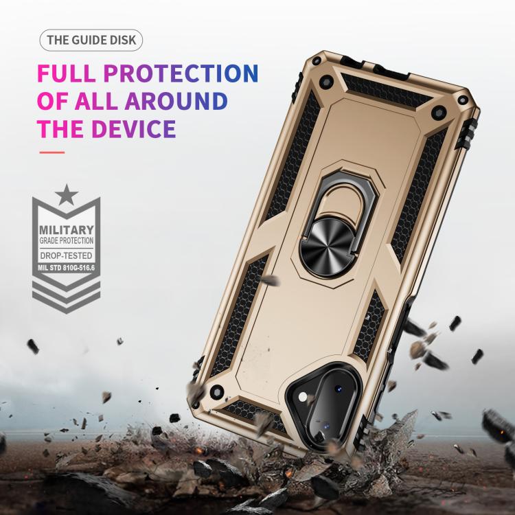 For Samsung Galaxy A07 4G Shockproof TPU + PC Phone Case with Holder