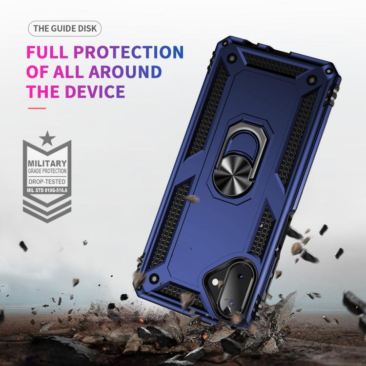 For Samsung Galaxy A07 4G Shockproof TPU + PC Phone Case with Holder