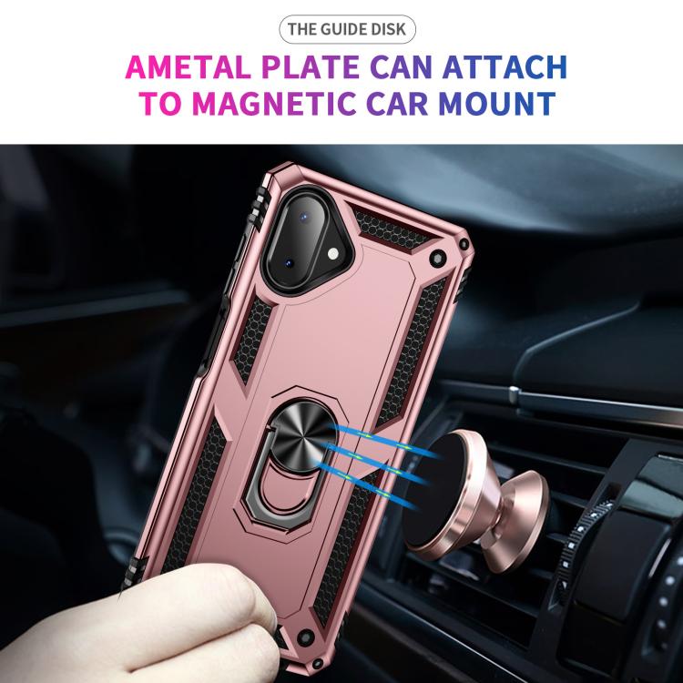 For Samsung Galaxy A07 4G Shockproof TPU + PC Phone Case with Holder
