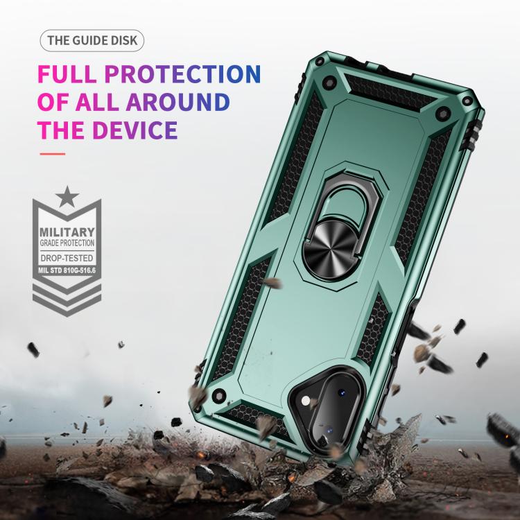 For Samsung Galaxy A07 4G Shockproof TPU + PC Phone Case with Holder