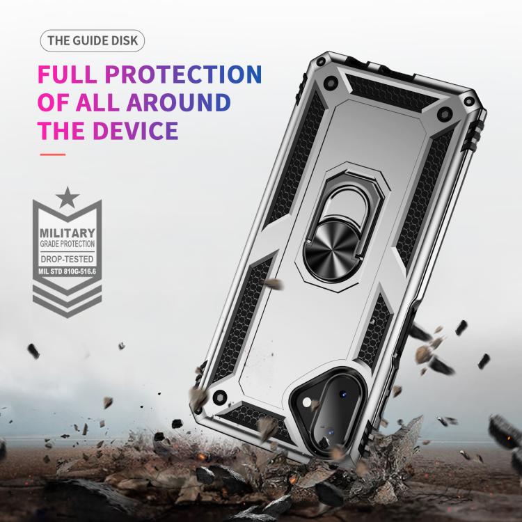 For Samsung Galaxy A07 4G Shockproof TPU + PC Phone Case with Holder