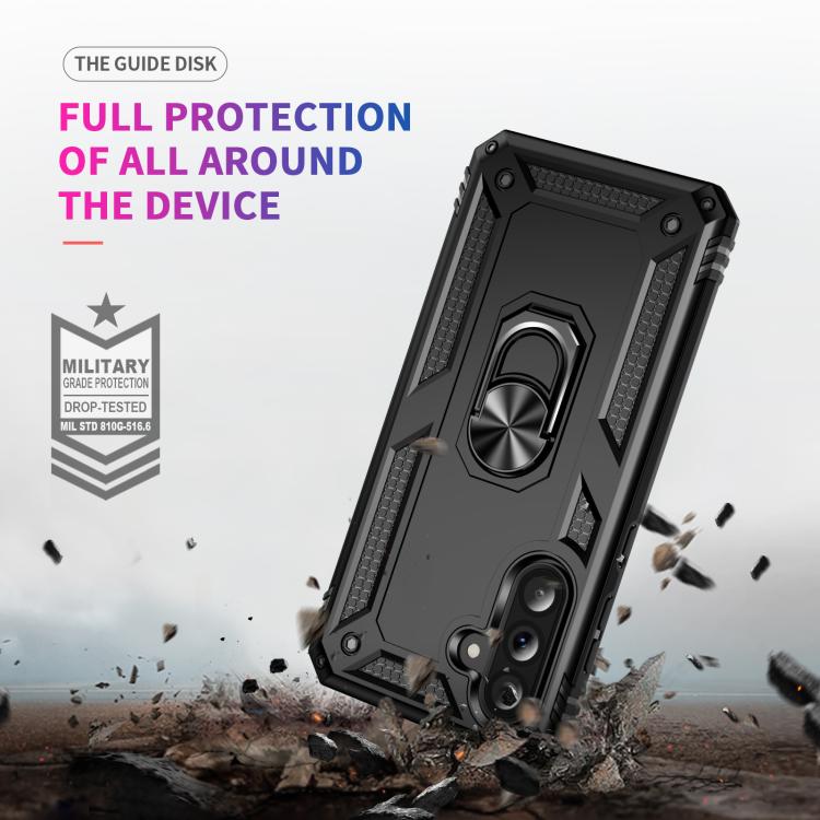 For Samsung Galaxy A37 5G Shockproof TPU + PC Phone Case with Holder