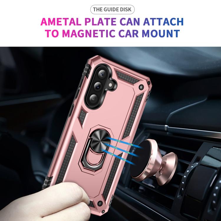 For Samsung Galaxy A37 5G Shockproof TPU + PC Phone Case with Holder