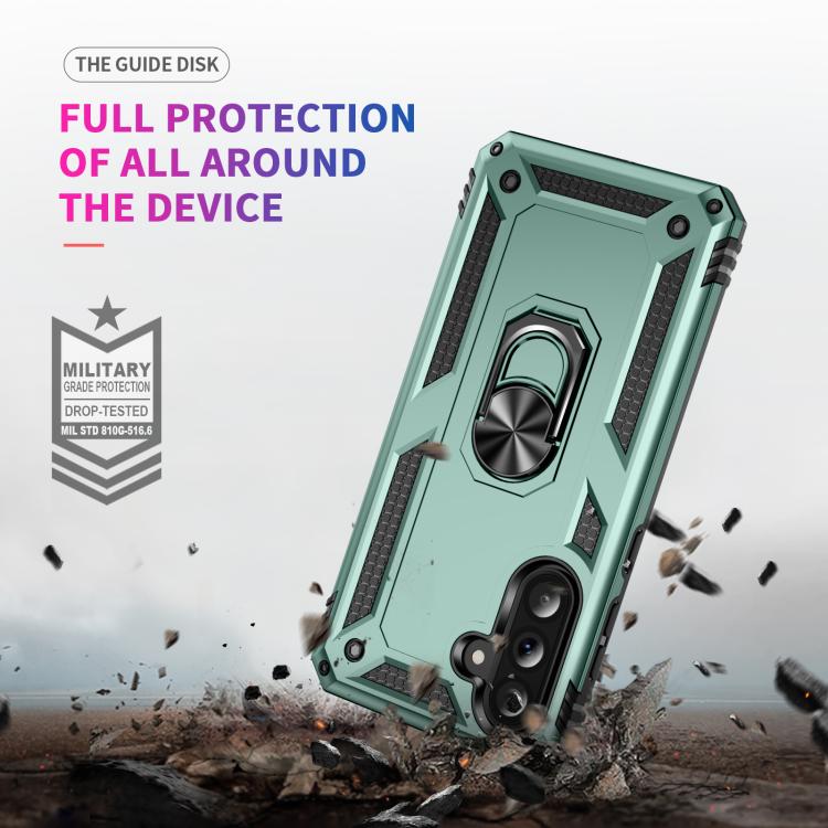 For Samsung Galaxy A37 5G Shockproof TPU + PC Phone Case with Holder