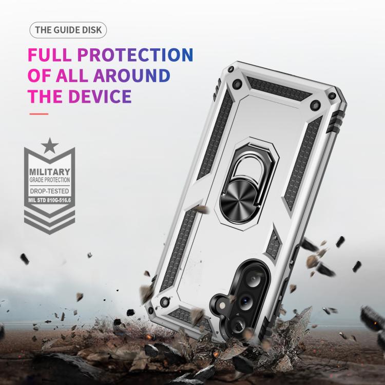 For Samsung Galaxy A37 5G Shockproof TPU + PC Phone Case with Holder