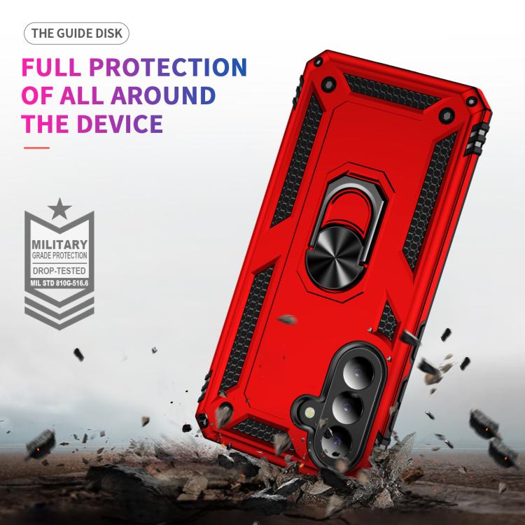 For Samsung Galaxy A57 5G Shockproof TPU + PC Phone Case with Holder
