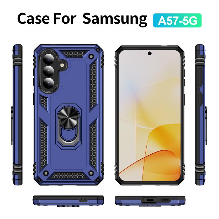 For Samsung Galaxy A57 5G Shockproof TPU + PC Phone Case with Holder