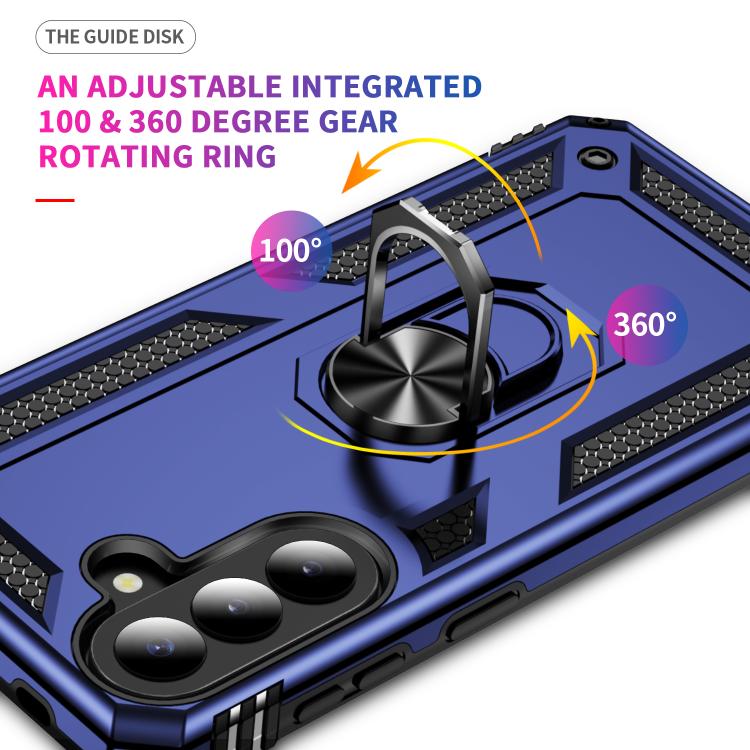 For Samsung Galaxy A57 5G Shockproof TPU + PC Phone Case with Holder