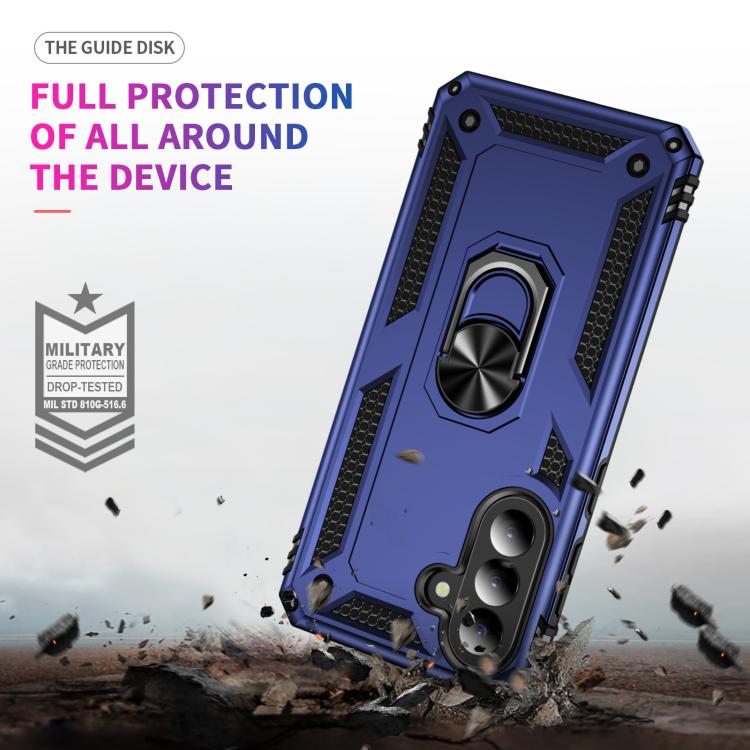 For Samsung Galaxy A57 5G Shockproof TPU + PC Phone Case with Holder