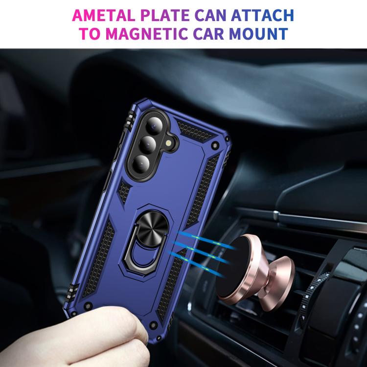 For Samsung Galaxy A57 5G Shockproof TPU + PC Phone Case with Holder