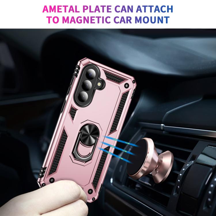 For Samsung Galaxy A57 5G Shockproof TPU + PC Phone Case with Holder