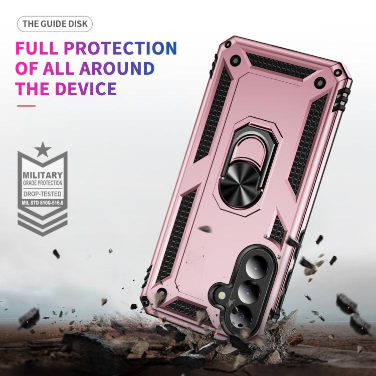For Samsung Galaxy A57 5G Shockproof TPU + PC Phone Case with Holder