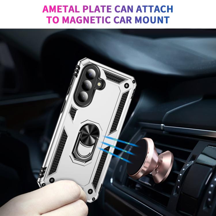 For Samsung Galaxy A57 5G Shockproof TPU + PC Phone Case with Holder